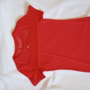 GUC Michael Michael Kors red midi dress size XS short sleeve